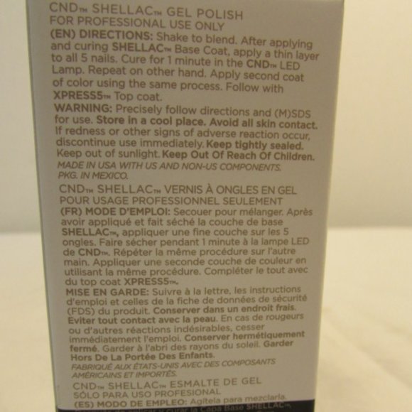 CND Shellac Brand Gel Polish “Rubble” .25 oz - Picture 5 of 6
